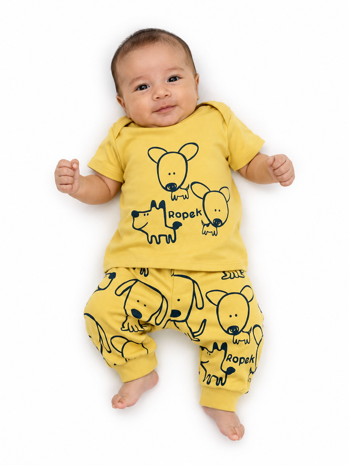 Dogs Pajama - Autumn Half sleeve
