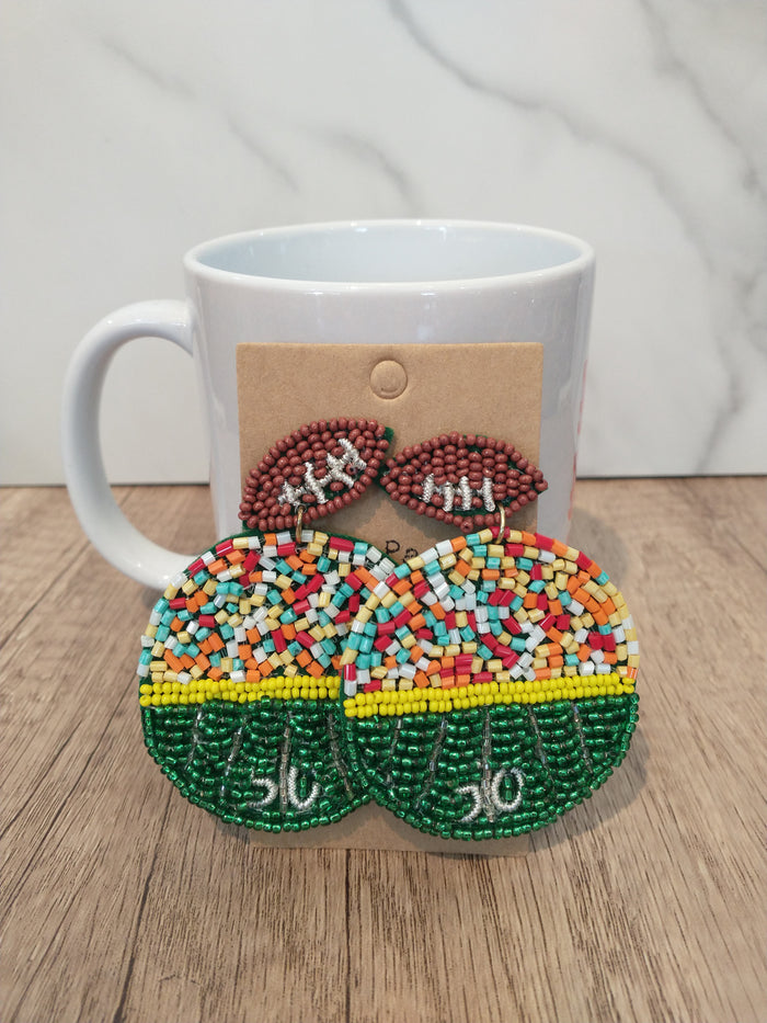Football Field Earrings