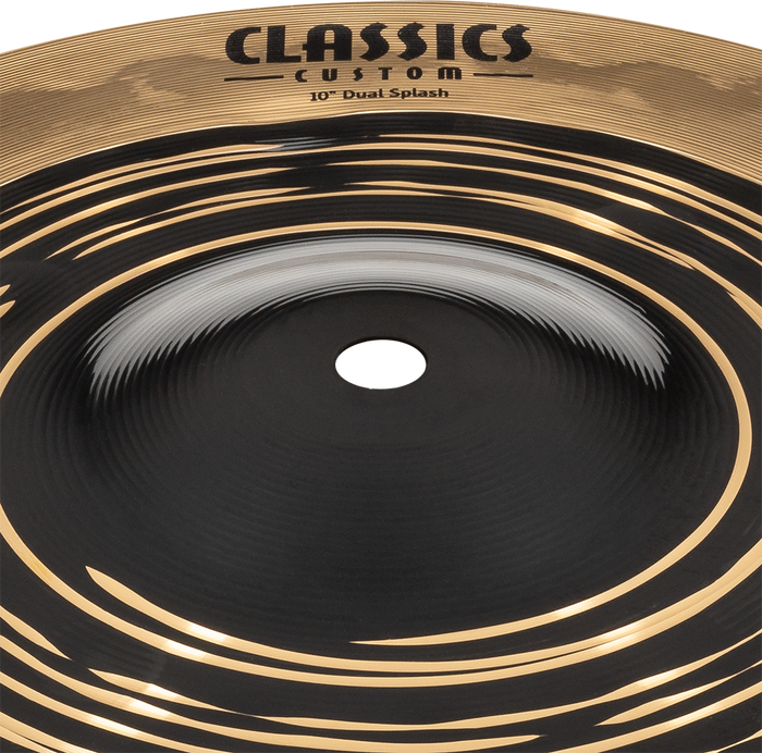 Meinl CC10DUS 10" Classics Custom Dual Splash Cymbal w/ Video Demo