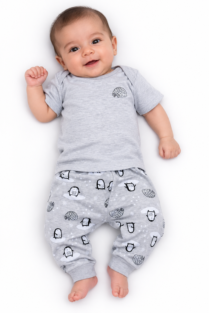 Penguin Pajama - Autumn Half sleeve