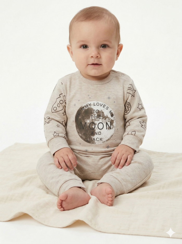 Space Boy -Capasil- Long Sleeve- Summer Romper