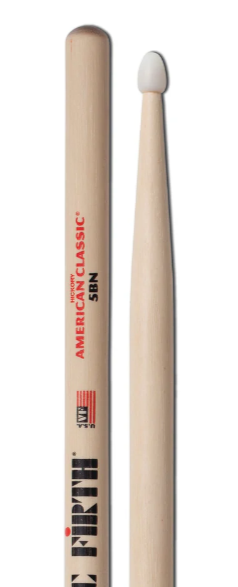 Vic Firth American Classic 5BN Nylon Tip (Pair) Drum Sticks
