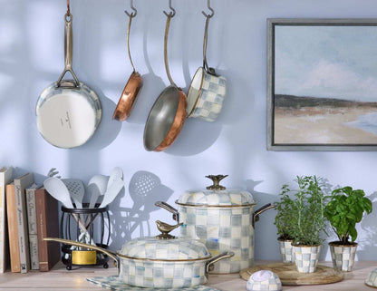 Mackenzie-Childs Sterling Check Stockpot