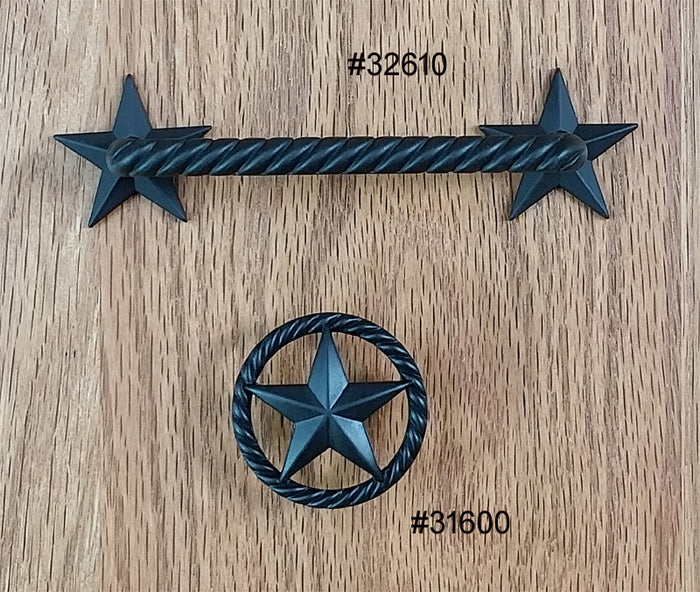2 Star Drawer Pull - Wild West Hardware