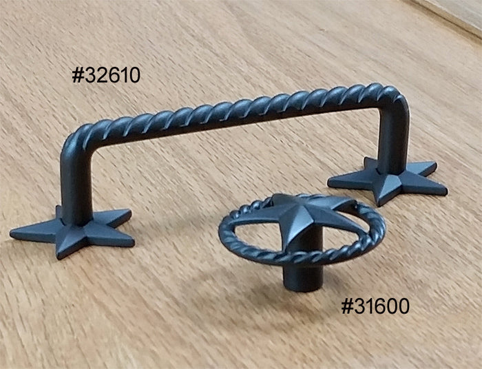 2 Star Drawer Pull - Wild West Hardware