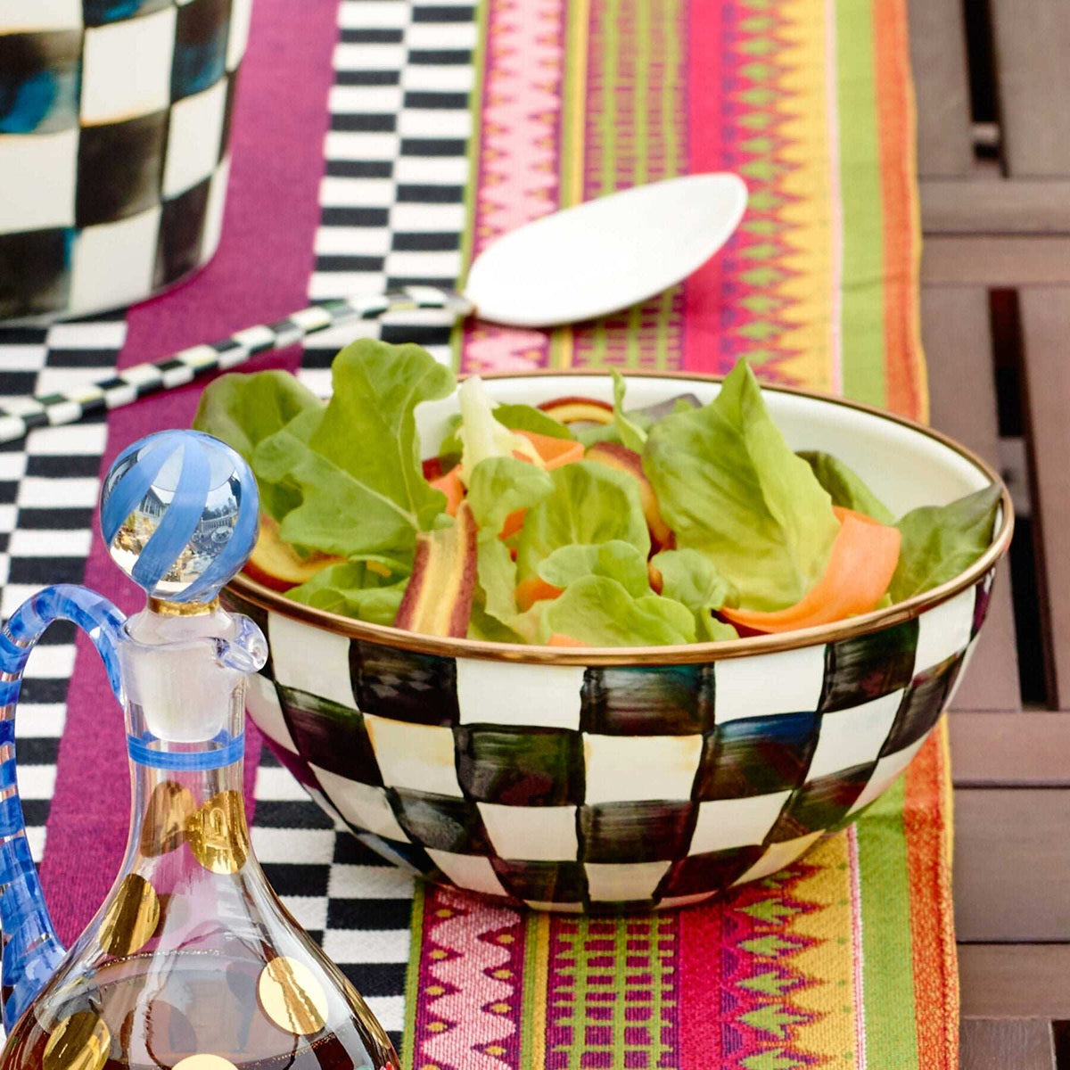 Courtly Check Small Everyday Bowl by MacKenzie-Childs