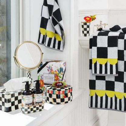 Courtly Check Enamel Bath Collection
