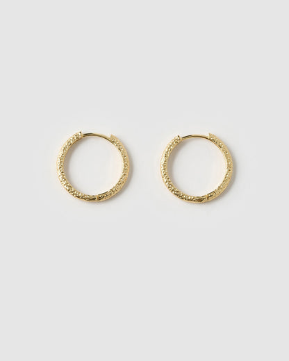 Triple Hoop Earring Stack - Gold