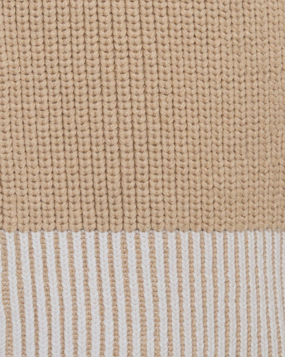 Cortina Double Zip Knit - Sand
