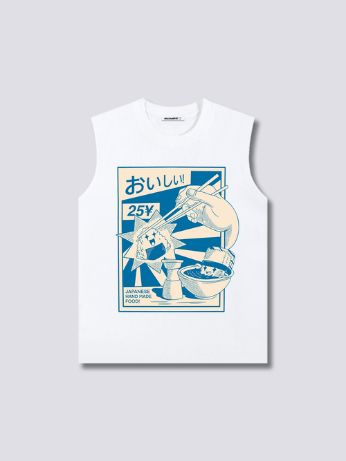 Front Print - Food Tank Top
