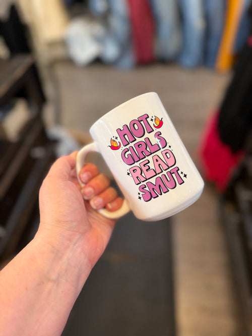 Hot Girls Read Smut Coffee Mug