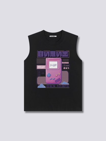 Front Print - Gameboy Tank Top