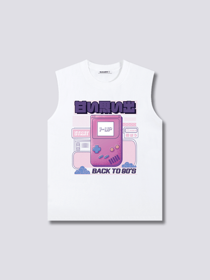 Front Print - Gameboy Tank Top
