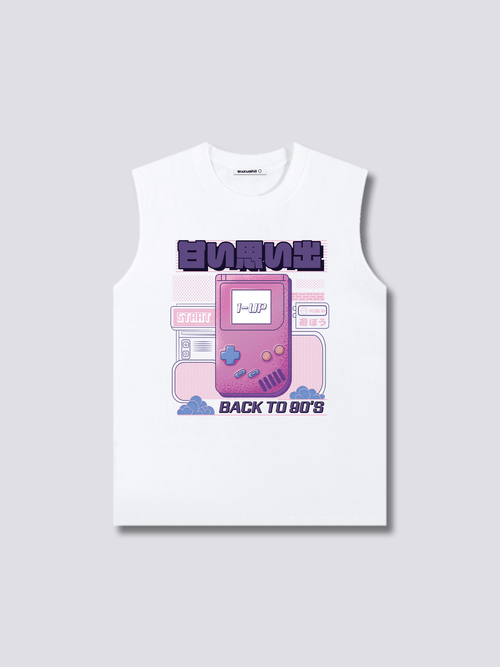 Front Print - Gameboy Tank Top