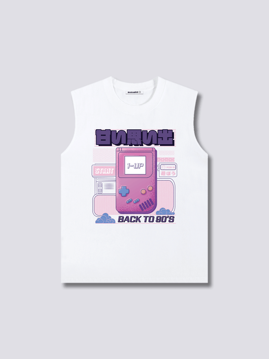 Front Print - Gameboy Tank Top
