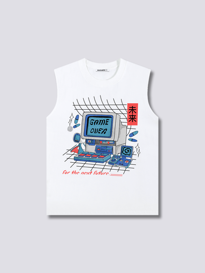 Front Print - Game Over Tank Top