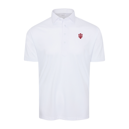 Indiana Semi-Spread Collar Polo White