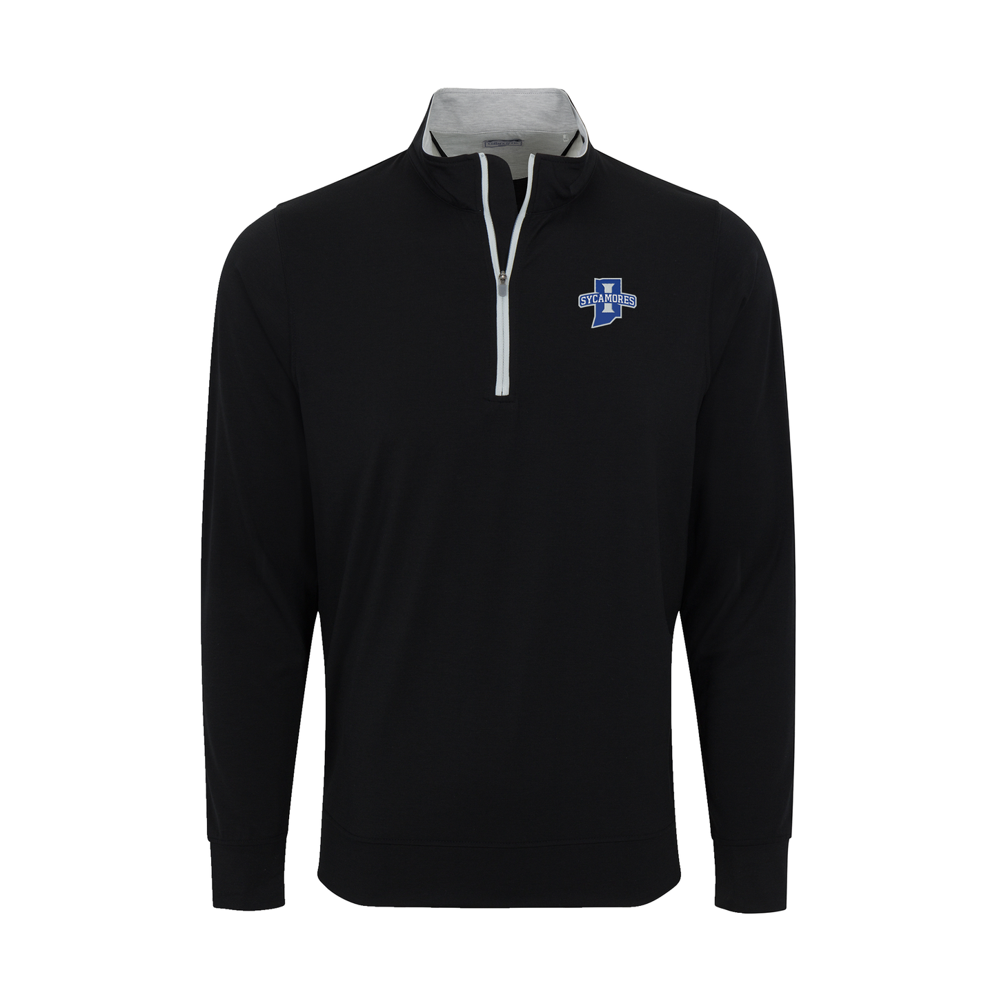 Indiana State DriRelease® Performance Pullover Black with Light Grey Trim