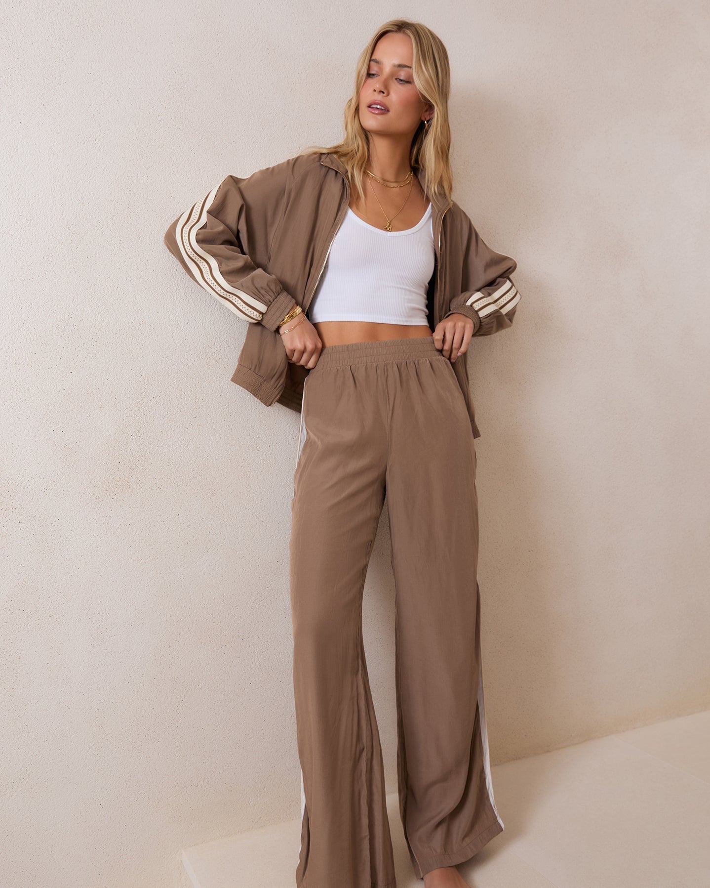 Houston Pants Set - Mocha