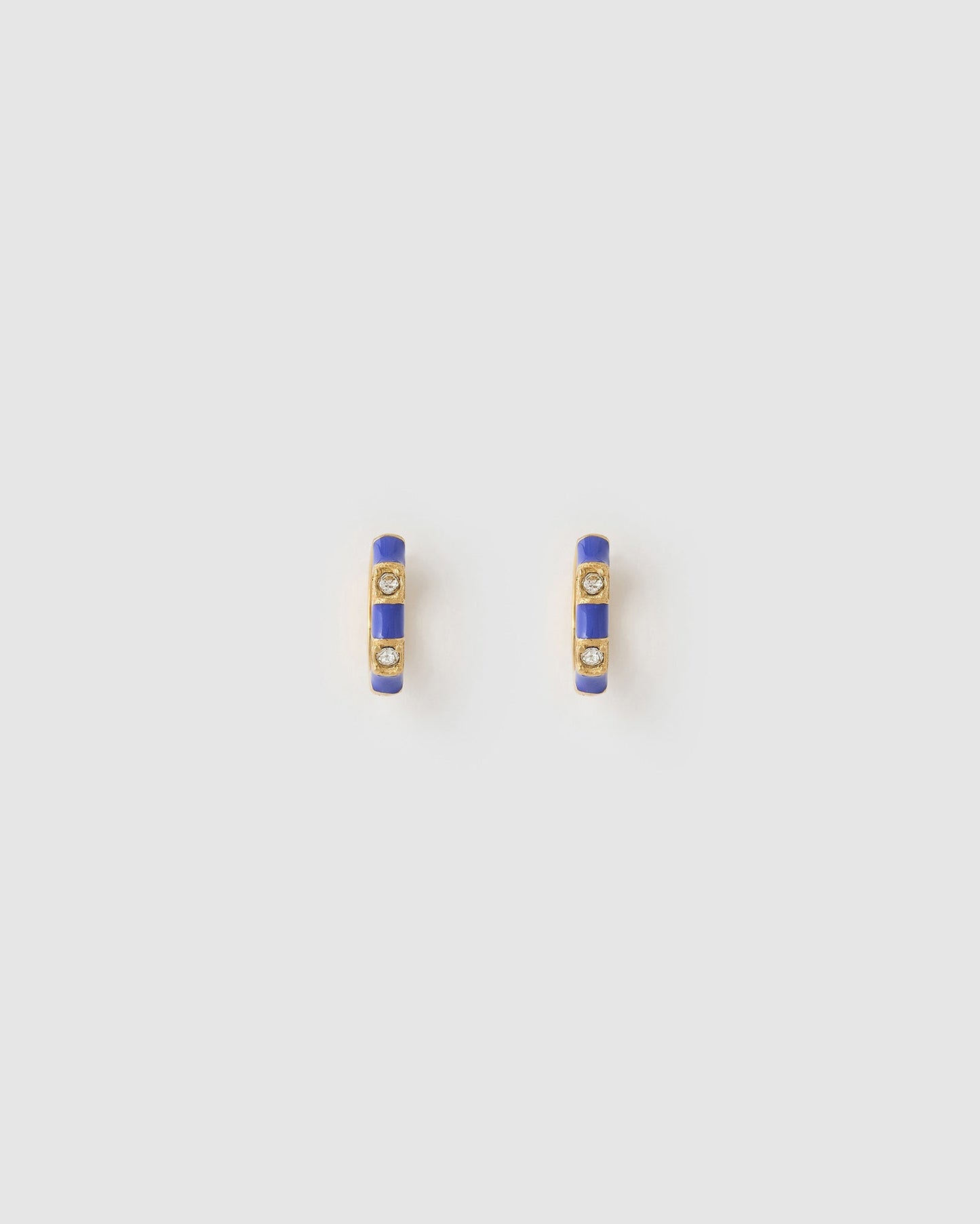Papaya Enamel Huggies - Blueberry