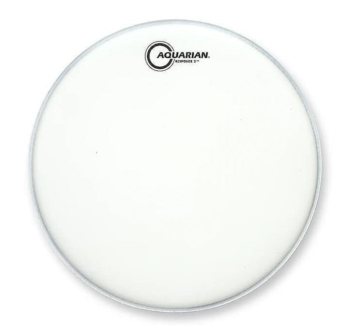 Aquarian TCRSP2-10 10" White Texture Coated Response 2 Drum Head