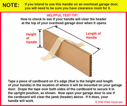 Bean Style Door Handle - 2 sizes (includes exclusive Rustic Head Screws) - Multiple Finishes Available
