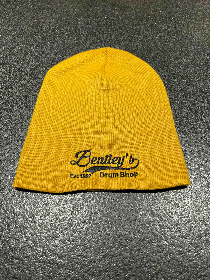 Bentley's Drum Shop Embroidered Beanie Hats in Various Colors