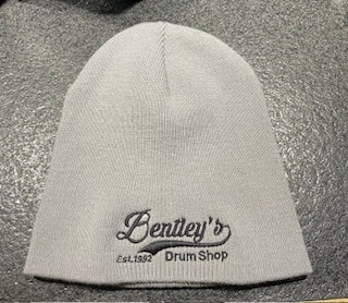 Bentley's Drum Shop Embroidered Beanie Hats in Various Colors