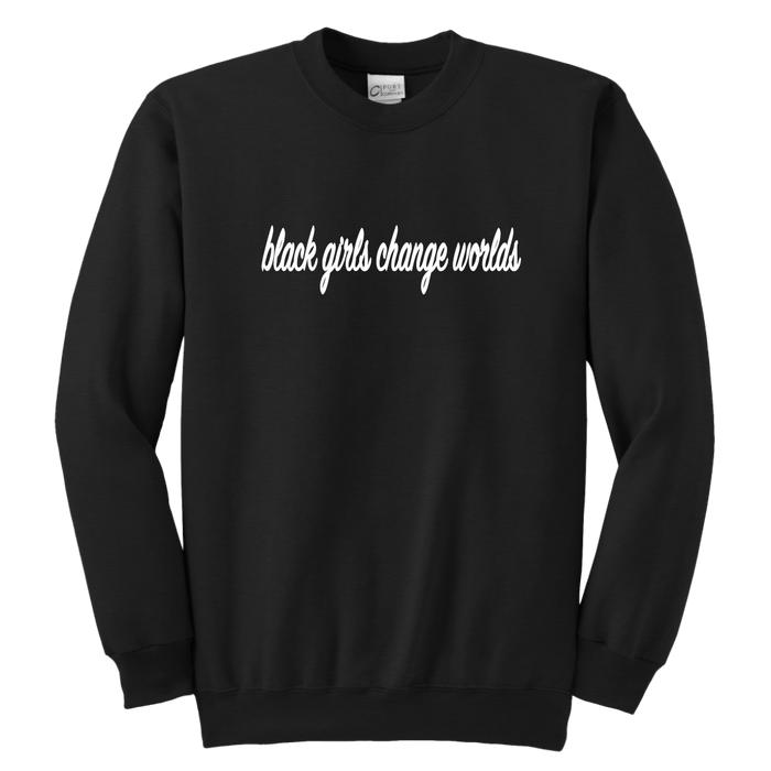 Youth Crewneck Sweatshirt / Black / XS