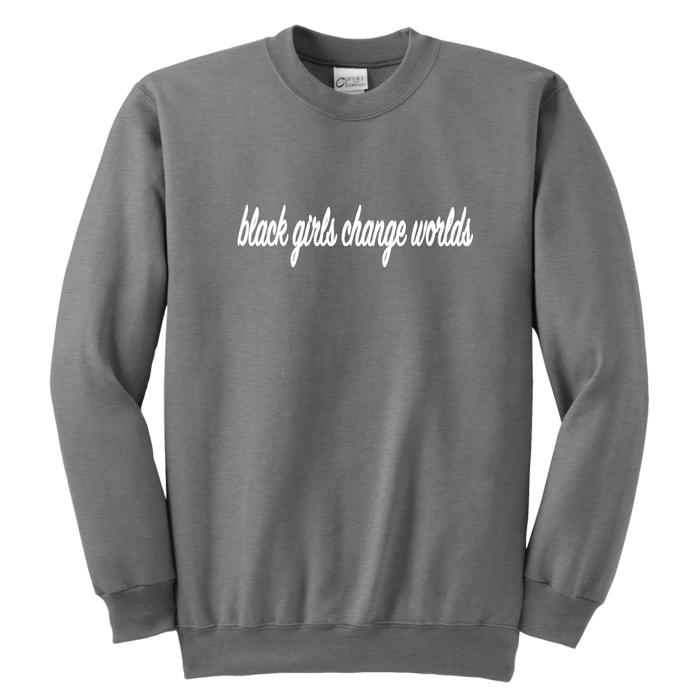 Youth Crewneck Sweatshirt / Sport Grey / XS