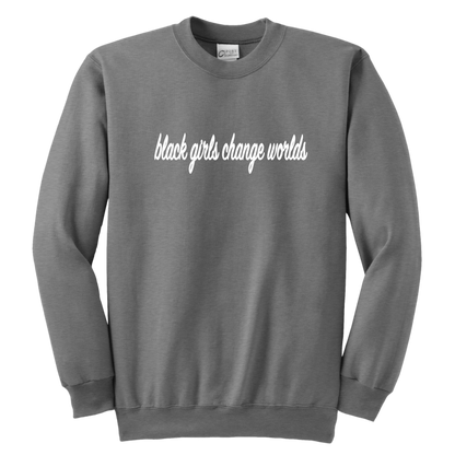 Youth Crewneck Sweatshirt / Sport Grey / XS