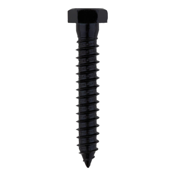 Black Lag Screws - Multiple Sizes Available