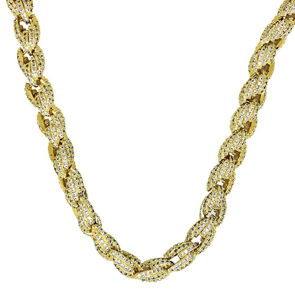 Bling Bling Rope Chain 8MM In Gold