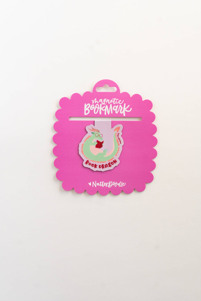 Book Dragon Magnetic Bookmark – Fantasy Booktok Reader Gift