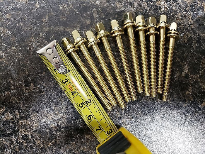 Brass 2.5" Tension Rods (Lot of 10)