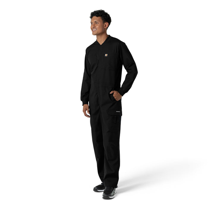 Rugged Flex RSCU Men's Ripstop Coverall Black side view