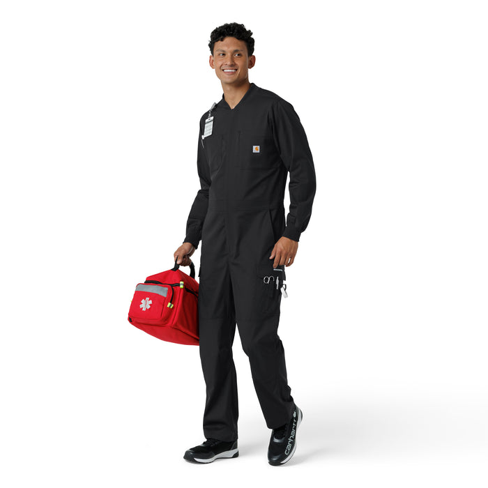 Rugged Flex RSCU Men's Ripstop Coverall Pewter full scrub set