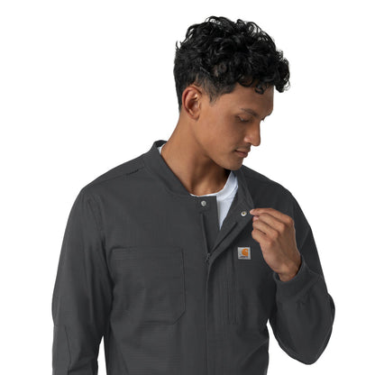 Rugged Flex RSCU Men's Ripstop Coverall Pewter side detail 1