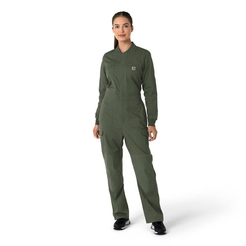 Rugged Flex RSCU Women's Ripstop Coverall Olive