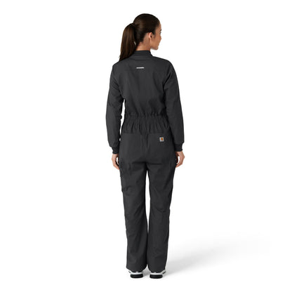 Rugged Flex RSCU Women's Ripstop Coverall Pewter back view