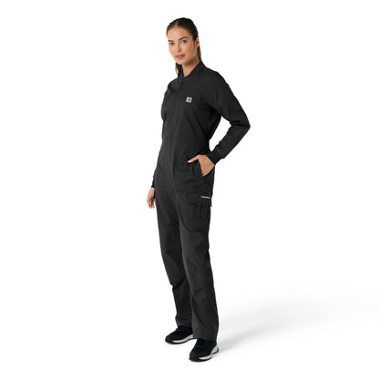 Rugged Flex RSCU Women's Ripstop Coverall Pewter side view