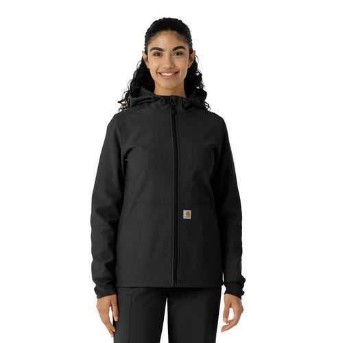 Layers Women's Bonded Fleece Hoodie Black