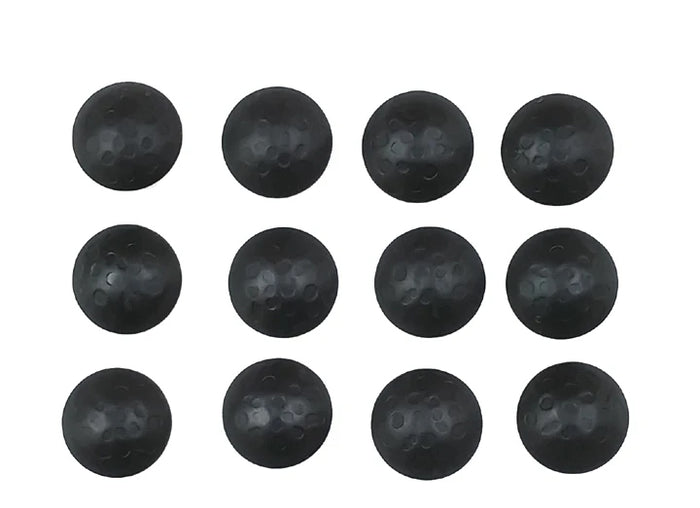 Clavos 1" dia., with lightly hammered look, Matte Black, assorted finish (Various pack sizes) - Wild West Hardware