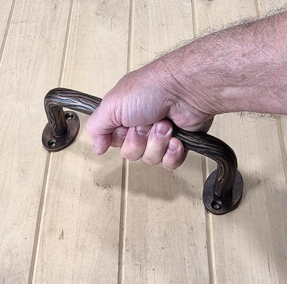 Curved Tree Branch Handle - Barn Door Handle