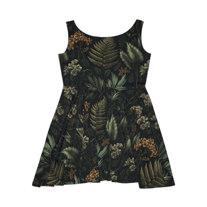Dark Fern Skater Dress