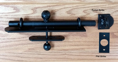 Dual Side Operating Rustic Slide Bolt For Gates or doors  (open or close from both sides) - Wild West Hardware