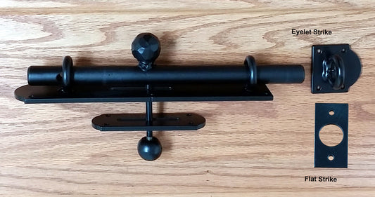 Dual Side Operating Rustic Slide Bolt For Gates or doors  (open or close from both sides) - Wild West Hardware
