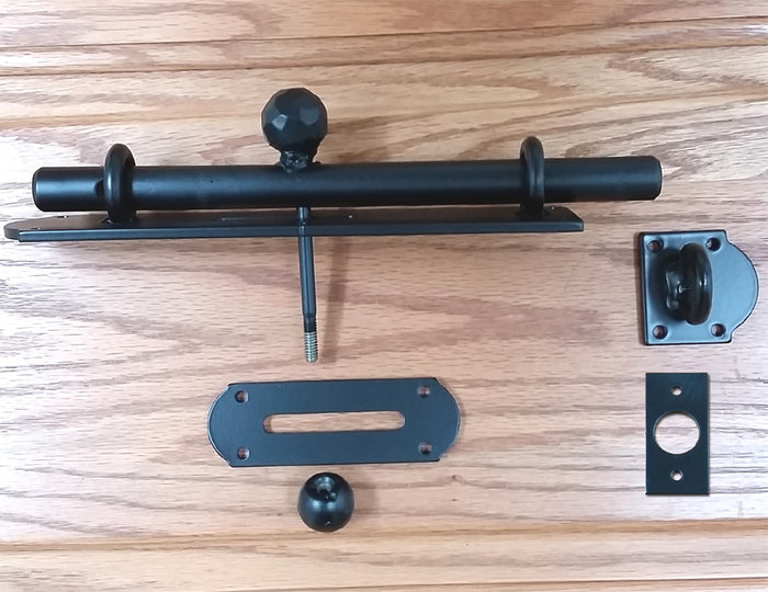 Dual Side Operating Rustic Slide Bolt For Gates or doors  (open or close from both sides) - Wild West Hardware