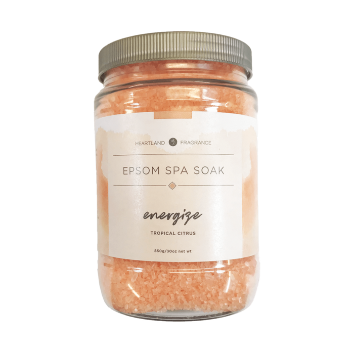 Energize (Tropical Citrus) Epsom Spa Soak