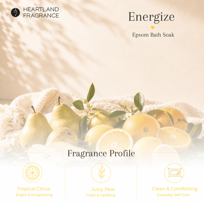 Energize (Tropical Citrus) Epsom Spa Soak